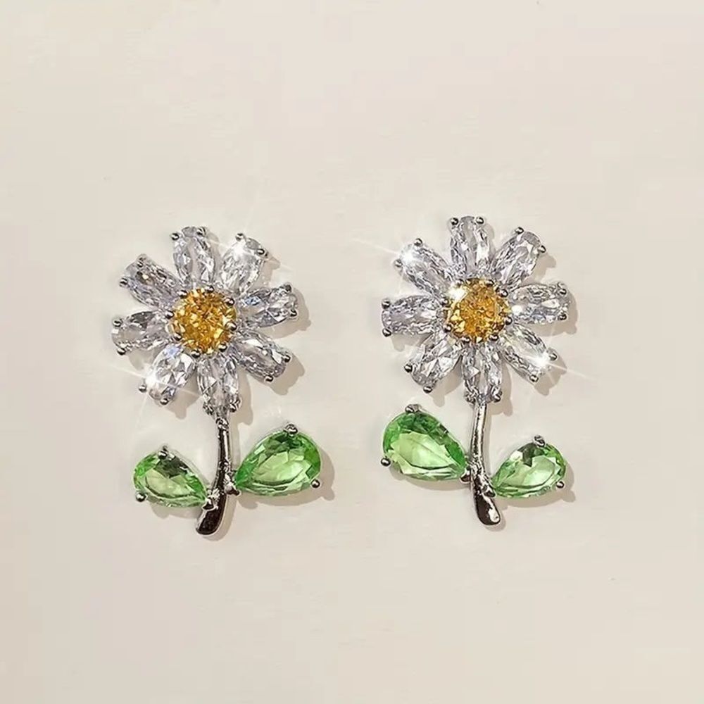 flower earrings M182